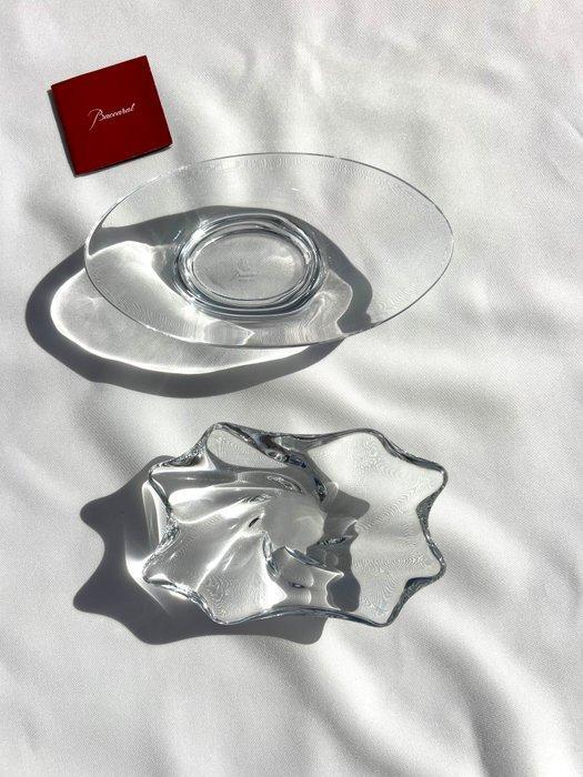 Baccarat - Bord (2) - Cadix - Kristal - antisymmetrische, Antiek en Kunst, Curiosa en Brocante