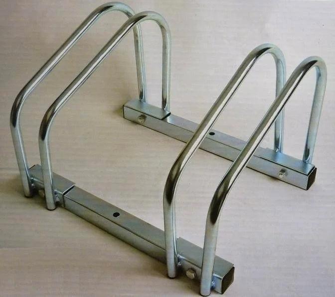 Dubbel Fietsenrek - Vloer of Wandmontage, Fietsen en Brommers, Fietsaccessoires | Fietsenrekken, Nieuw, Verzenden