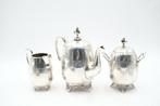 Koffie- en theeservies (3) - .833 zilver -, Antiek en Kunst