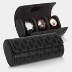 Horlogerol Zwart leder 3 Horloges Modalo, Verzenden, Nieuw