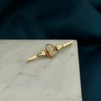 Bicolor gouden broche met camee | Vintage/antiek (roségoud), Sieraden, Tassen en Uiterlijk, Broches, Gebruikt, Overige kleuren