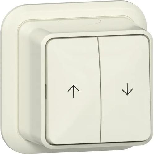 Gira jaloeziedrukcontact opbouw creme - 315810, Doe-het-zelf en Verbouw, Elektra en Kabels, Ophalen of Verzenden