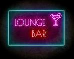 LOUNGE BAR CLASSY neon sign - LED neon reclame bord, Zakelijke goederen, Verzenden