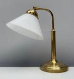 Bureaulamp - Opaline glas - Art Deco stijl bureaulamp