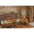 Metalen decoratiefiets in patina design | Fietsdecoratiefigu, Verzenden, Nieuw