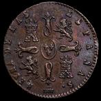 Spanje. Isabel II. 2 Maravedís 1842 - Segovia (Zonder