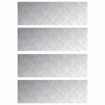 Checker Platen Zilver 90cm | Retourdeal 35% Korting, Doe-het-zelf en Verbouw, Platen en Panelen, Ophalen of Verzenden, Nieuw, Overige materialen