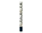 Kerstbal kerstballen hangdecoratie kerstfiguren zilver 3-6, Ophalen of Verzenden, Nieuw