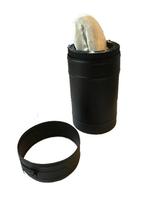 Isotube Plus Schuifpijp 390 - 740 mm ZWART, Ophalen, Nieuw
