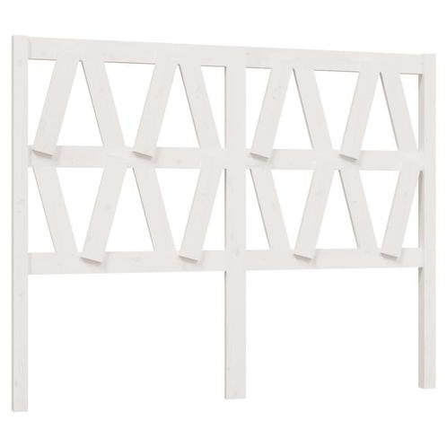 Hoofdbord Grenenhout Wit 141cm - Retourdeal - 47% Korting!, Huis en Inrichting, Slaapkamer | Bedden, 140 cm, Wit, Nieuw, Hout