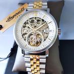 Ingersoll - Automatic - Skeleton - Gold - Steel - 22 Jewels, Sieraden, Tassen en Uiterlijk, Horloges | Heren, Nieuw