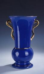 Boch Frères, La Louvière - Vaas - Kobalt blauwe Art Deco, Antiek en Kunst, Antiek | Glas en Kristal