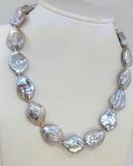 Zonder Minimumprijs - Halsketting Grote 17x19mm grijze, Nieuw