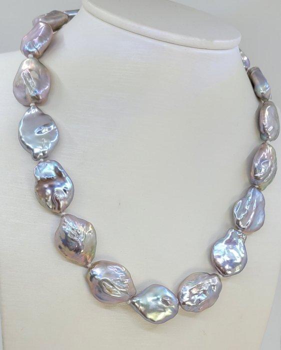 Zonder Minimumprijs - Halsketting Grote 17x19mm grijze, Sieraden, Tassen en Uiterlijk, Kettingen