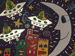 James Rizzi (1950-2011) - Something about the night, Antiek en Kunst