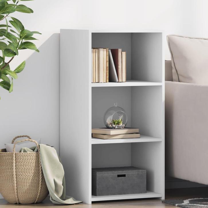 vidaXL Dressoir 45x41x93 cm bewerkt hout wit, Huis en Inrichting, Kasten | Dressoirs, 25 tot 50 cm, Nieuw, Minder dan 50 cm, Overige houtsoorten