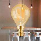 LED Lamp E14 Kogel Filament - Brinton - Amber 4W 360lm - 822, Huis en Inrichting, Lampen | Losse lampen, Led-lamp, Soft of Flame