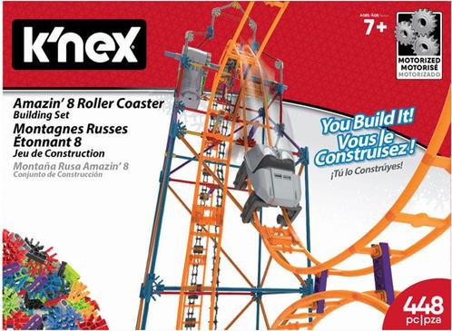 Knex achtbaan bouwset - Amazin 8 r van €54,99 voor €44,00, Kinderen en Baby's, Speelgoed | Overig, Ophalen of Verzenden