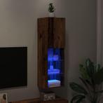 vidaXL Tv-meubel met LED-verlichting 30,5x30x102 cm oud, Minder dan 50 cm, Verzenden, 100 tot 150 cm, Nieuw