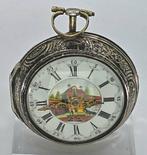 Wm Chase London - prunkvolle Repousse Silberspindeluhr -, Nieuw