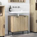 vidaXL Badkamertenk te kast Sonoma eiken 60,5 x 33,5 x 61 cm, Huis en Inrichting, Verzenden, Nieuw