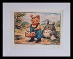 Emma Wildfang - Totoro with Schuco Nr: 980/1 Pig with drum -