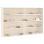 vidaXL Houten verzamelvitrine met deuren 60x8,5x37 cm, Huis en Inrichting, Verzenden, Nieuw
