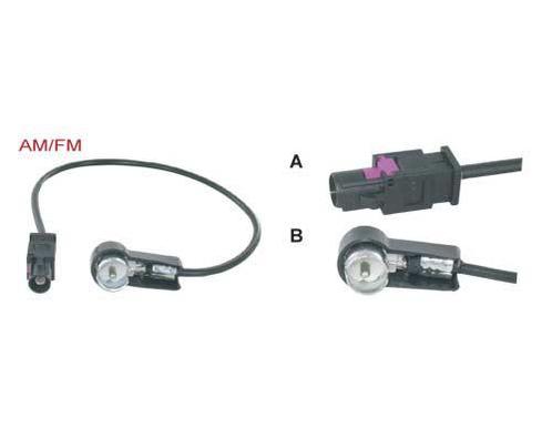 Antenne Adapter BMW VW Touran Fakra male - ISO male, Auto diversen, Auto-accessoires, Nieuw, Verzenden