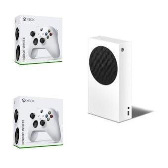 Xbox Series S 512GB + 2 Nieuwe Series X & S Controllers, Spelcomputers en Games, Spelcomputers | Xbox Series X en S, Nieuw, Ophalen of Verzenden