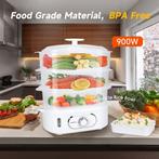 Aigostar Stoomkoker - 12 Liter - 900W - wit, Huis en Inrichting, Verzenden, Nieuw
