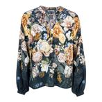 Princess goes Hollywood • zijden blouse bloem • 36, Princess goes Hollywood, Verzenden, Zwart, Nieuw
