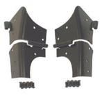 Rugged Ridge 97-06 Jeep Wrangler TJ Black Windshield Hinges, Ophalen of Verzenden