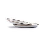 BAREBONES - SMALL PLATE/ENAMEL/SET 2 PCS EGG SHELL 22CM, Caravans en Kamperen, Ophalen of Verzenden, Nieuw