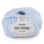 DROPS Baby Merino Uni Colour - 11 ijsblauw - Wol Garen, Hobby en Vrije tijd, Breien en Haken, Ophalen of Verzenden, Nieuw