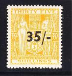 Nieuw-Zeeland 1939 - 35/- op 35 Shilling oranjegeel Mnh Zeer, Gestempeld