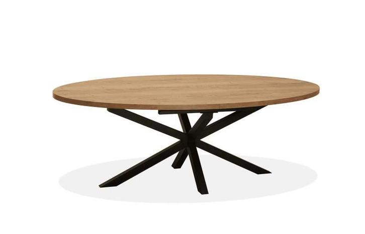 Eettafel Ovaal Vaiana 220cm Uitschuifbaar - eettafel, Huis en Inrichting, Tafels | Eettafels, Nieuw, Overige materialen, Ovaal