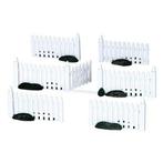 Kerstdorp accessoire | Lemax | Plastic Picket Fence |, Diversen, Kerst, Verzenden, Nieuw