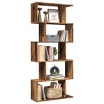 vidaXL Kamerscherm / boekenkast 5-laags 70x24x161 cm hout, Huis en Inrichting, Kasten | Boekenkasten, Verzenden, Nieuw, Overige houtsoorten