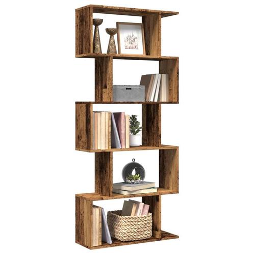 vidaXL Kamerscherm / boekenkast 5-laags 70x24x161 cm hout, Huis en Inrichting, Kasten | Boekenkasten, Nieuw, Overige houtsoorten