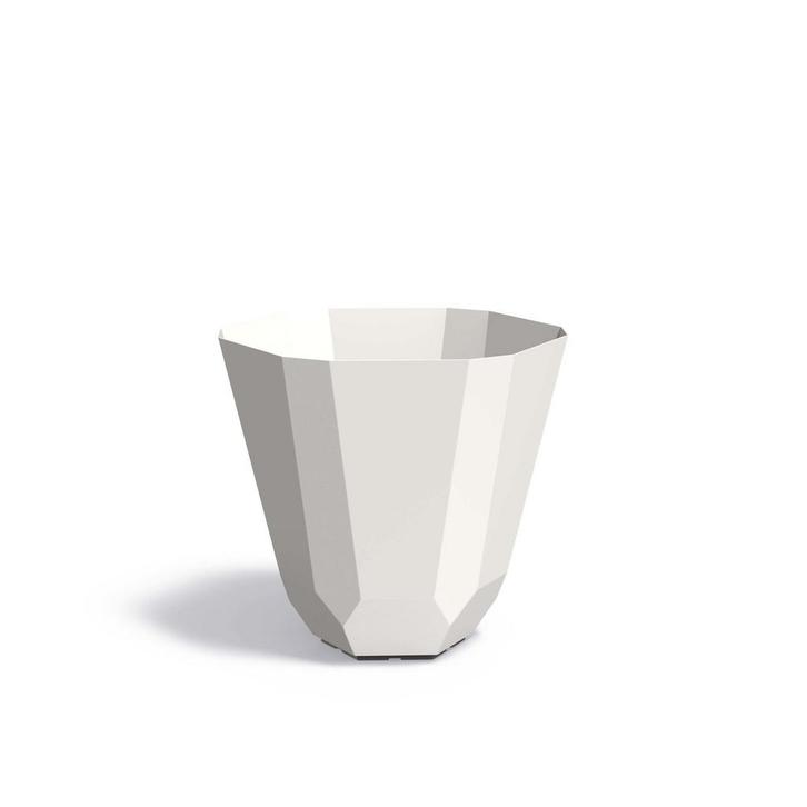 Aluminium bloempot Facet Ø80x80cm - Met bodem, Tuin en Terras, Bloembakken en Plantenbakken, 60 cm of meer, 60 tot 100 cm, Tuin