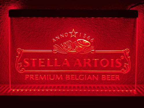 Stella Artois neon bord lamp LED cafe verlichting reclame li, Verzamelen, Merken en Reclamevoorwerpen, Nieuw, Verzenden