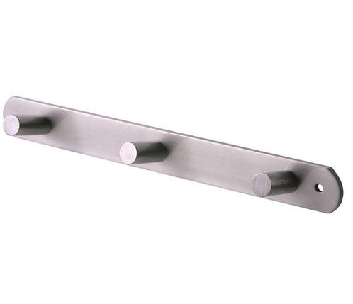 Starx jashaak 3-voudig stift op plaat rvs, Huis en Inrichting, Woonaccessoires | Kapstokken, Verzenden