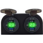 ProRide 12V USB Stopcontact met Schakelaar/Voltmeter -, Verzenden, Nieuw