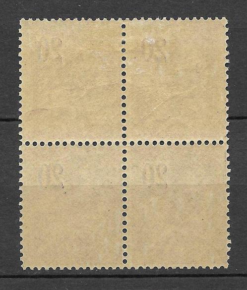 Frankrijk 1900 - Quartina 20c. bruno lilla, 2 exemplaren, Postzegels en Munten, Postzegels | Europa | Frankrijk