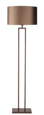 LED vloerlamp poot | Cacao | Monza | 159cm | Excl. Lampenkap, Ophalen of Verzenden, Nieuw, 150 tot 200 cm