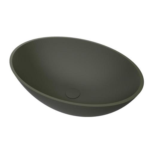 Waskom Aquasplash Prince Cast Marble 49x34 cm Ovaal Mat, Doe-het-zelf en Verbouw, Sanitair, Ophalen of Verzenden