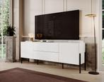 Meubella TV-Meubel wit 204 cm 2 deuren 2 lades, Huis en Inrichting, Overige materialen, Verzenden, Nieuw, 200 cm of meer