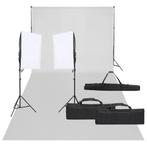 vidaXL Fotostudioset met verlichtingsset en achtergrond, Verzenden, Nieuw