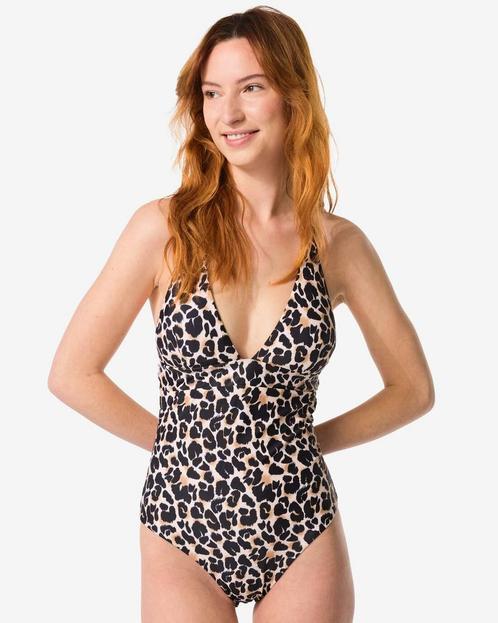HEMA Dames halter badpak multi korting, Kleding | Dames, Overige Dameskleding, Nieuw, Verzenden