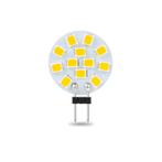 LED lamp G4 12V plat | 2W 2700K 180 lumen | vervangt 20 Watt, Nieuw, Bipin of Steekvoet, Sfeervol, Led-lamp